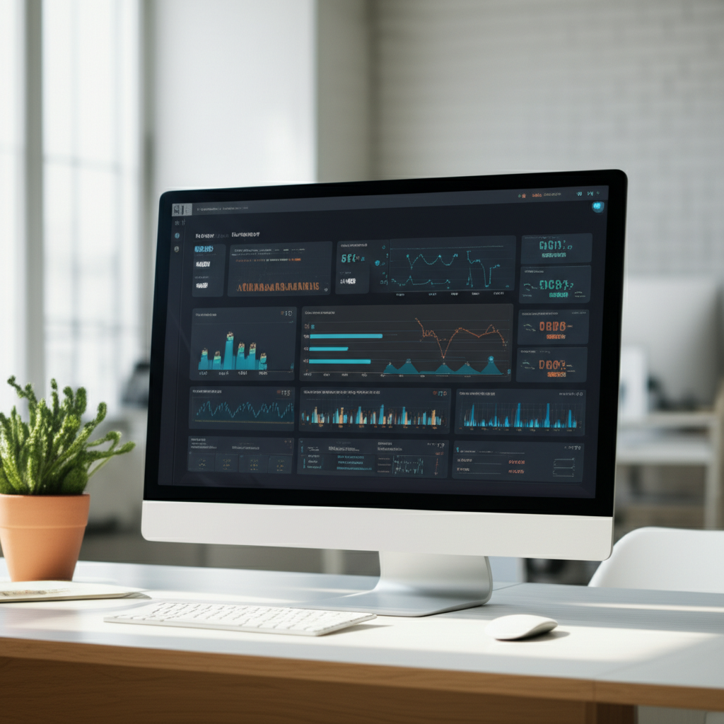 HR automation dashboard showing employee data metrics